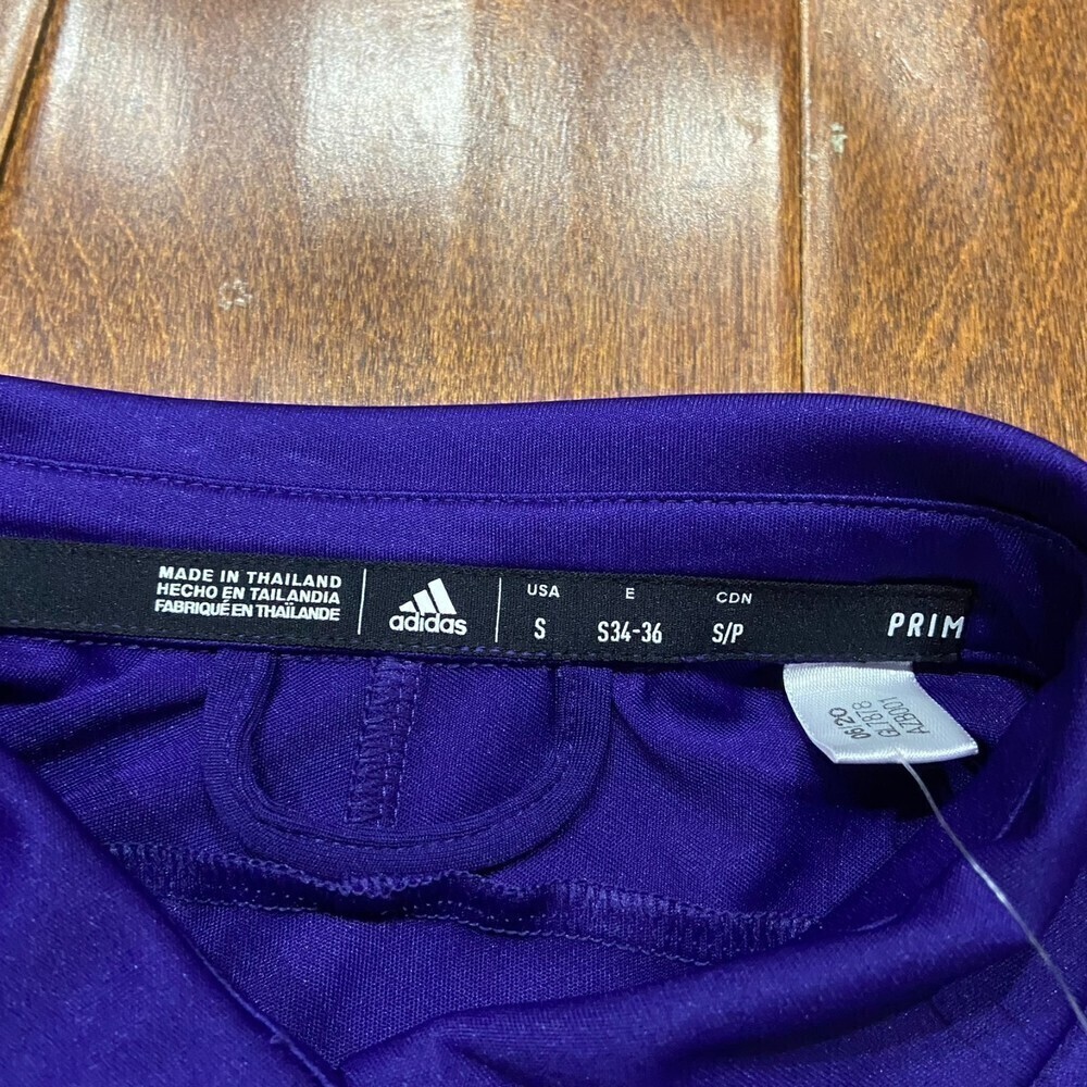 Adidas Women's Prime Polo Purple Athletic Top Primeblue Size Small NWT - Picture 5 of 8